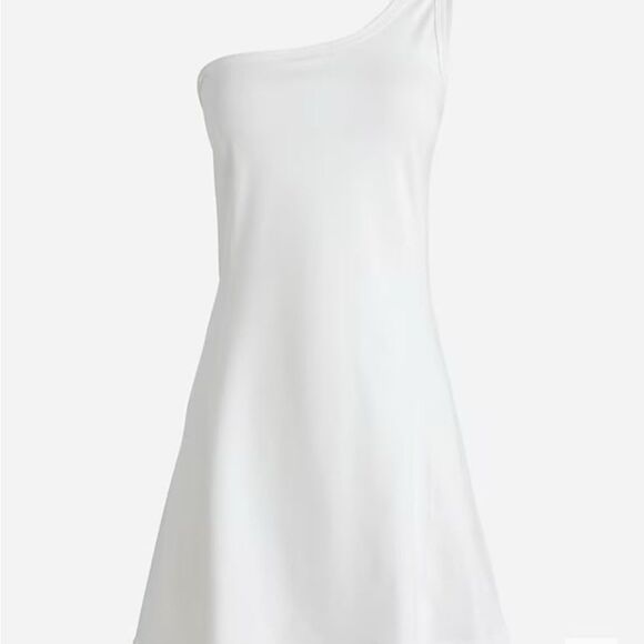 BNWT J.Crew Activewear Cloud Stretch One Shoulder Sports Dress - XXL - Picture 4 of 12
